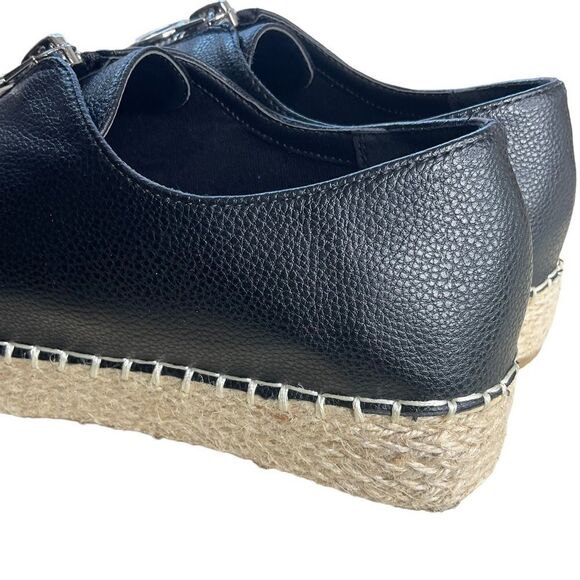 COCONUTS by Matisse Black Platform Loafter Zipper Top Size 7 - Picture 4 of 12